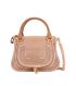 Chloé Perforated Marcie, &pound;595, Handbags, Pink, Leather, Front view